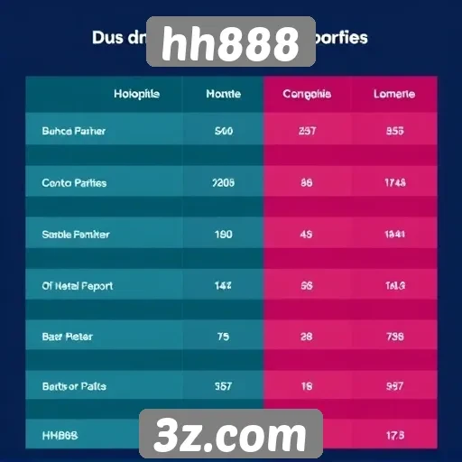 Comparativo de bônus oferecidos pelo hh888 e concorrentes