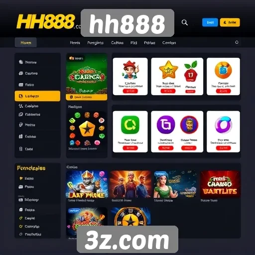 interface do usuário do hh888 é intuitiva